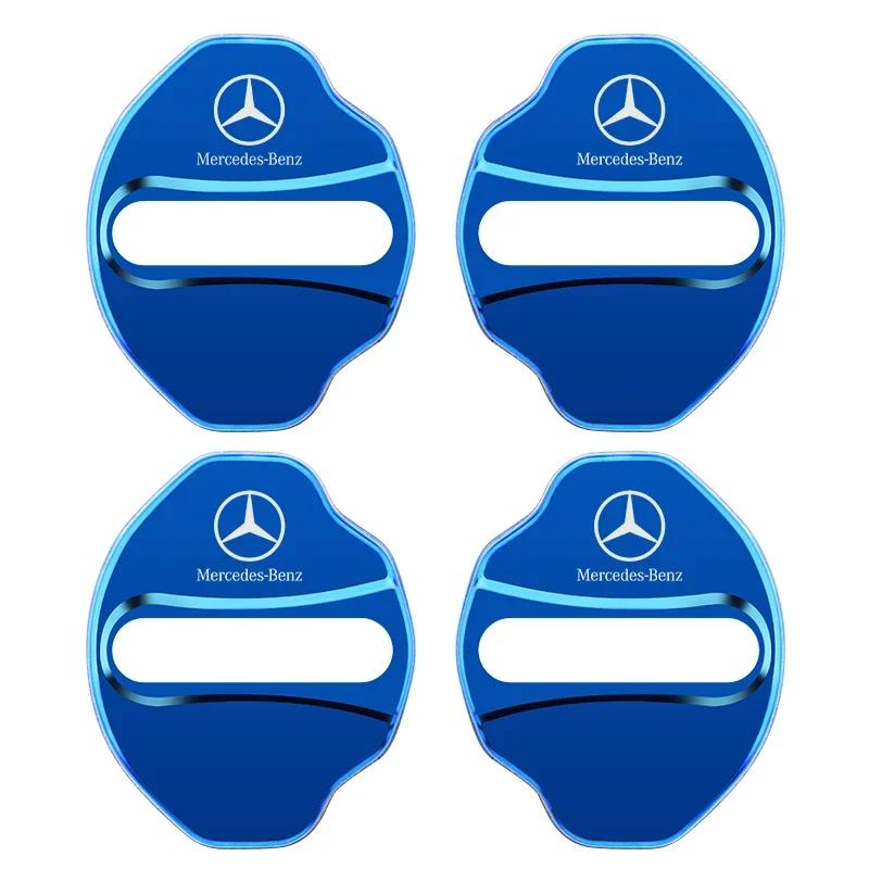AAVF1 For Mercedes Benz GLB 2019-2023 Car Door Shock Absorber Door Lock Protector Auto Door Lock Latches Cover Accessories
