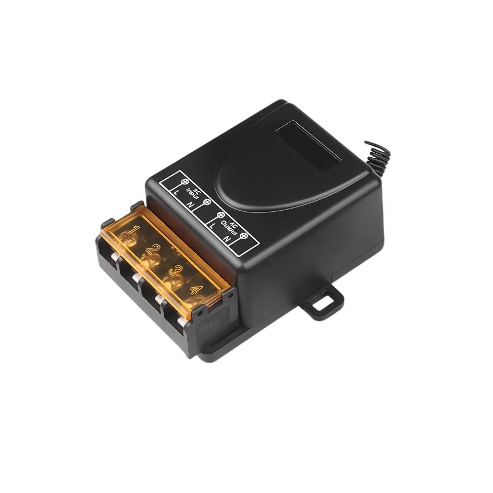 AC 110V 220V 30A Relay Wireless Remote Control Switch System RF 433Mhz Transmitter On Off for Water Heaters Ceiling LED Lamp