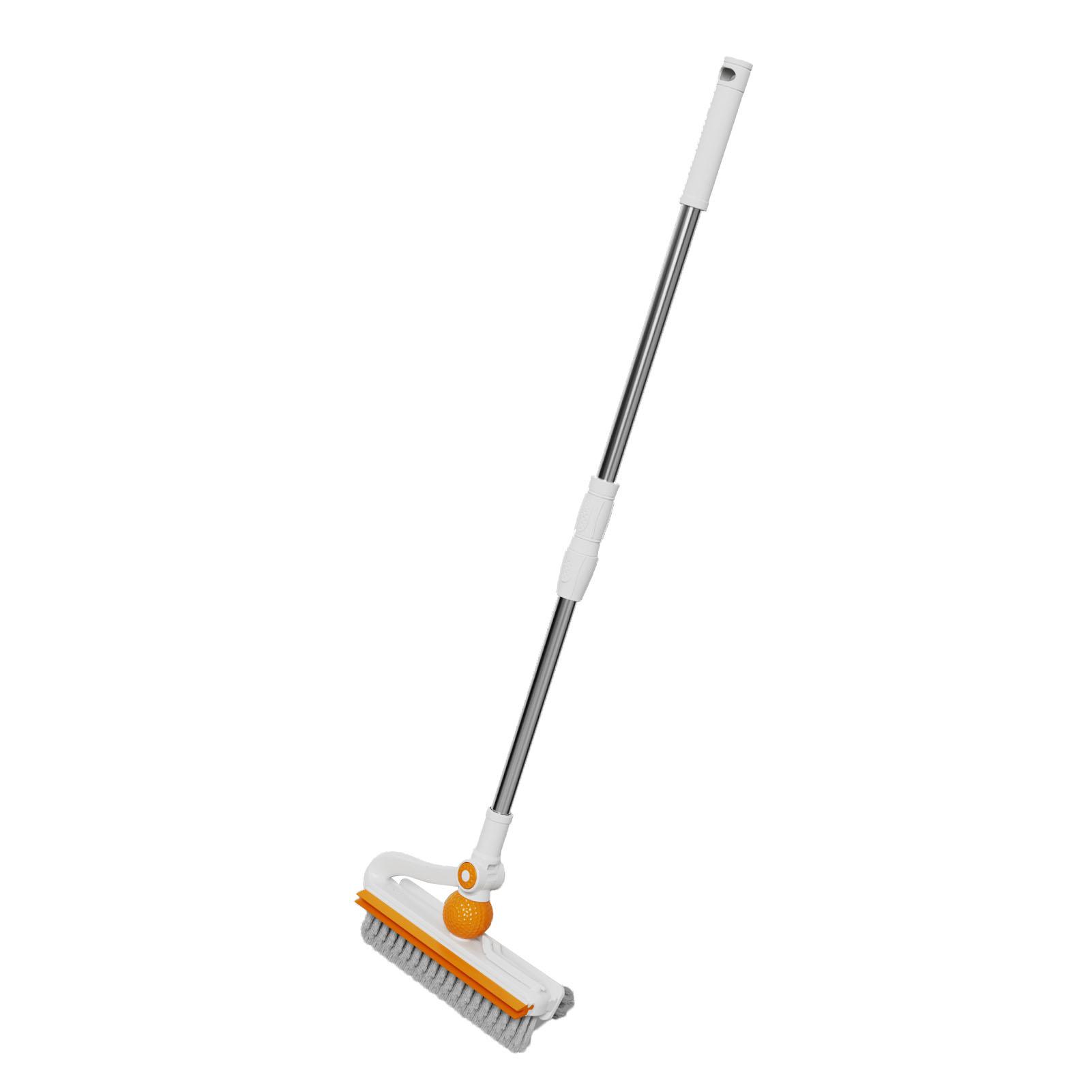 Floor Brush Scrubber   Handle Floor Scrub Brush for Cleaning Patio Bathroom Garage Kitchen