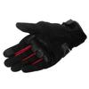 Komine Motorcycle Gloves Protective 3D Mesh XS GK-2153 Gloves, Black/Red,