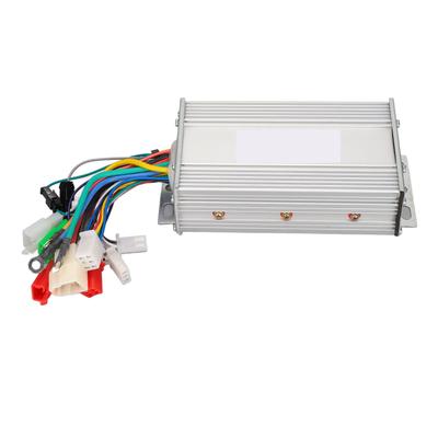 Controlador de Motor de Velocidad Universal sin Escobillas de 36V 48V 500W con 12 Tubos para Accesorio de Bicicleta Patinete Eléctrico de Modo Dual