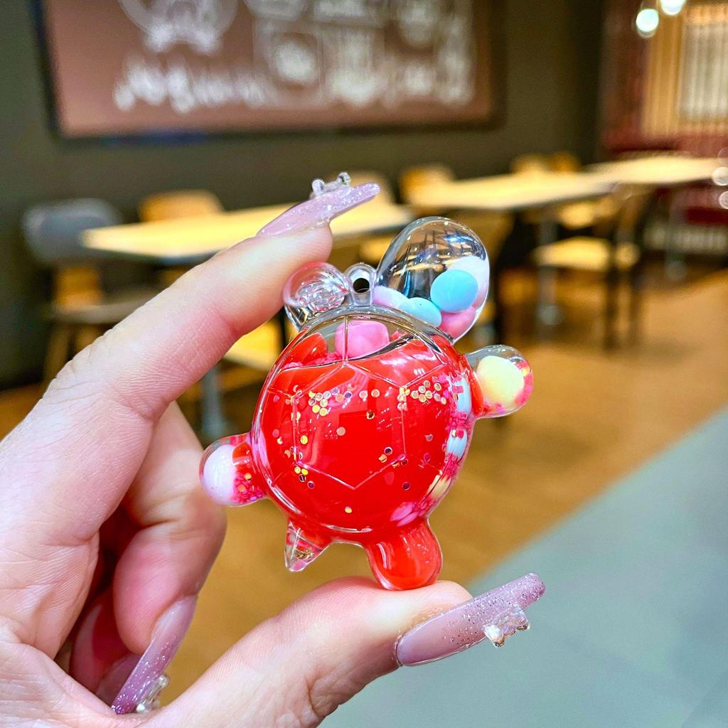 Svietiaca pohyblivá piesková blikajúca korytnačka ozdoba slepá škatuľa stojan na vystavenie šperkov