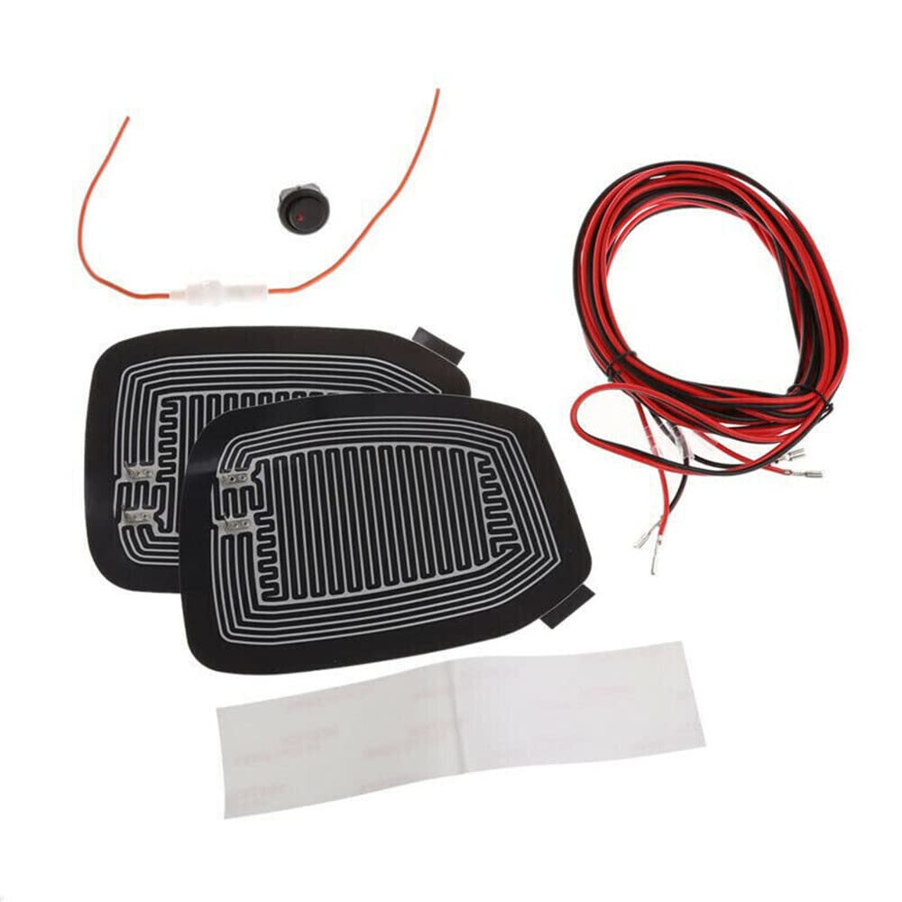 Car Rearview Mirror Heating Defogger Side Glass Warm Heater Rear