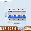 Chint NXB Air Switch Circuit Breaker: 1P, 2P, 3P, 4P Household Type D Three-Phase Disconnector 380V.