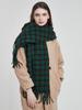 New Imitation Cashmere Women Scarf Winter Vintage Plaid Scarve Pashmina Tassel Mujer Female Foulard Bufanda Wrap Shawl Echarpe