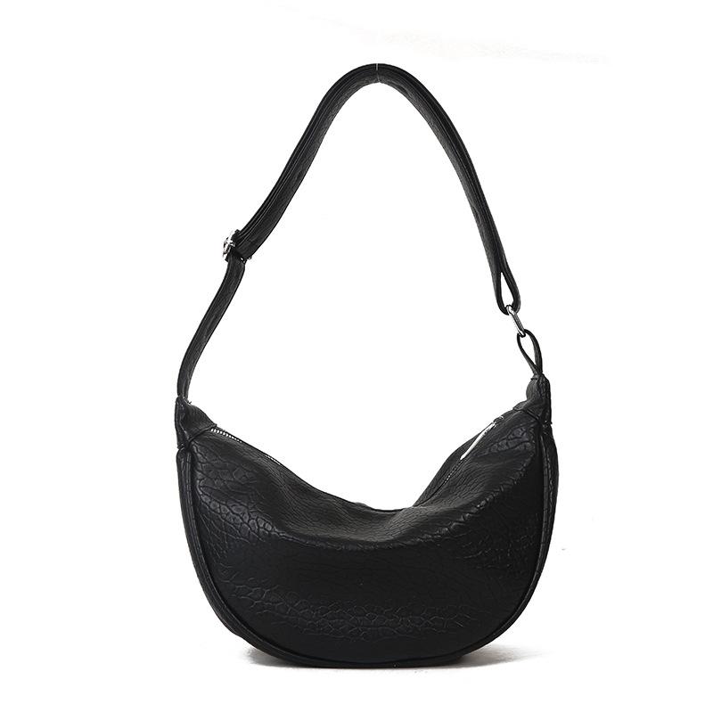 Niche Design Large-capacity Cloud Bag Women's New Trendy Fashion Shoulder Bag Soft Leather Texture Shoulder Bag