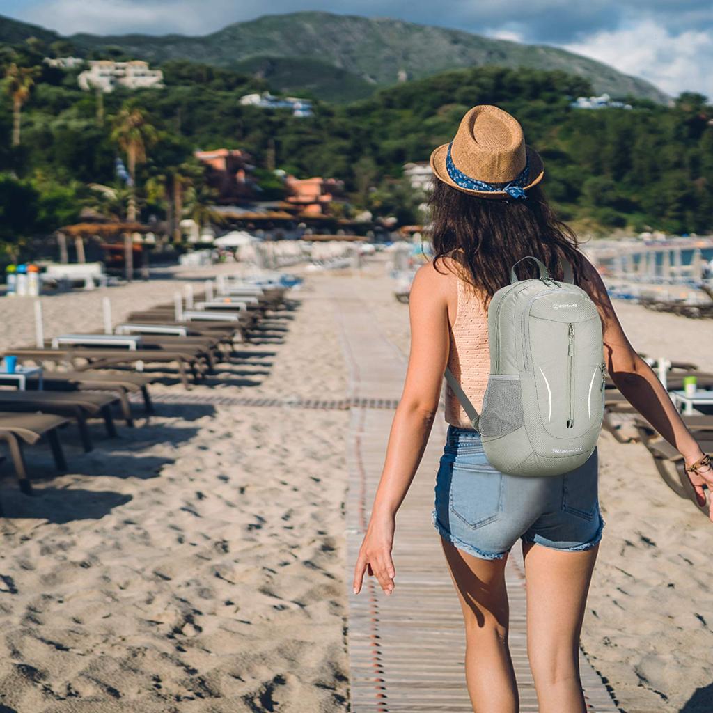 [ZOMAKE] Foldable Backpack 25L Ultralight Compact Waterproof Outdoor Bag Backpack Daypack for Hiking, Camping, Travel, Commuting, School, and