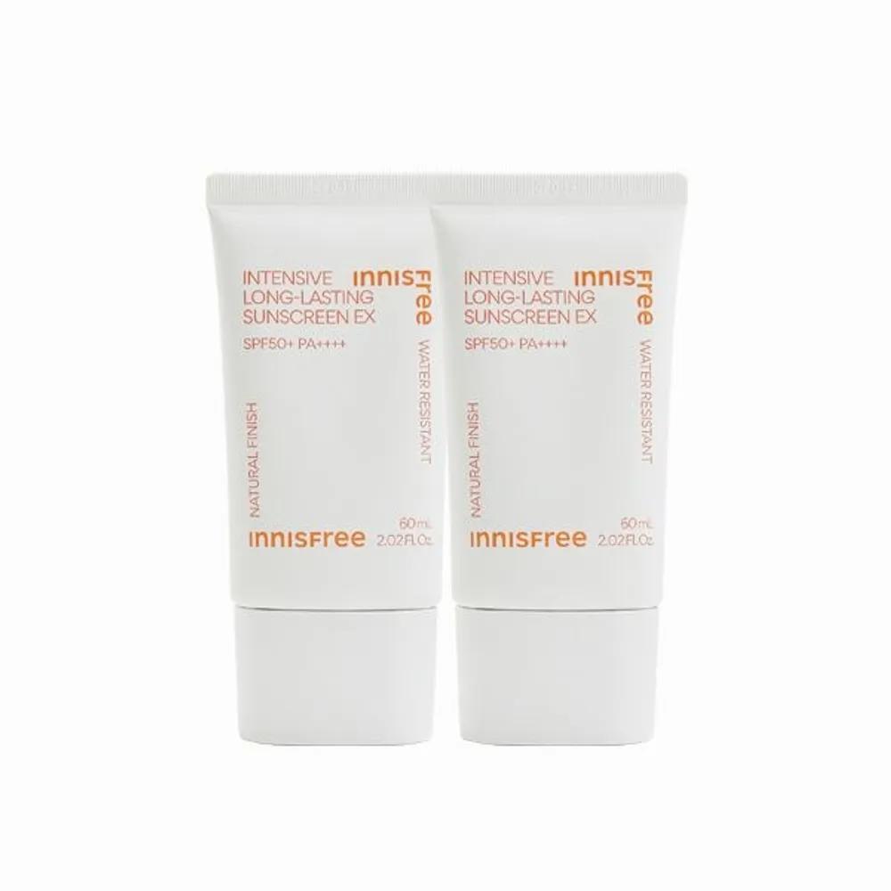 

Innisfree Intensive Long-Lasting Sunscreen EX 60ml (SPF 50+ PA++++) 2 pcs