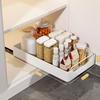 Pull Out Cabinet Organizer Fixed with Adhesive Nano Film Punch-free Heavy Duty Slide Out