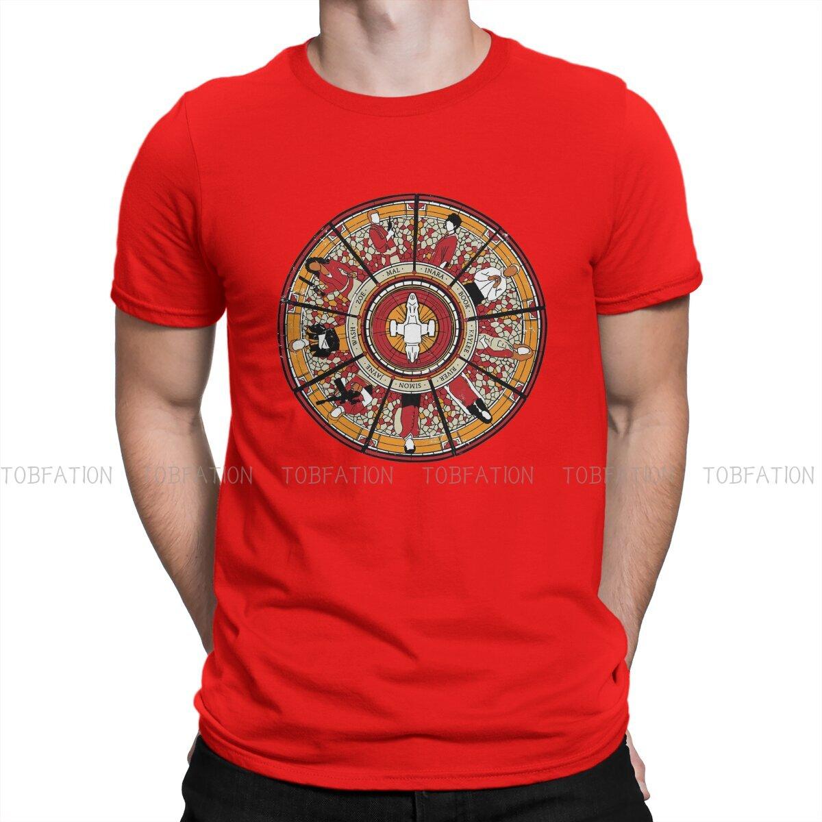 ZX Firefly Spaceship Science Fiction TV Series Cathedral of the Serenity Tshirt Men Tops Summer Clothes Cotton Harajuku T Shirt S