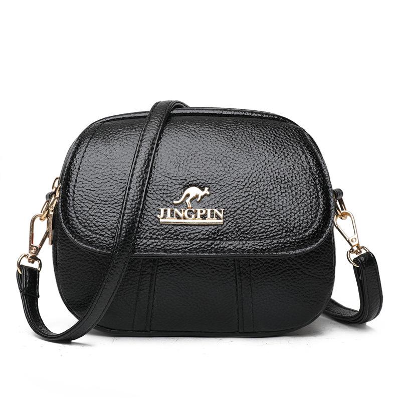 

New women s bag fashionable small round bag fashionable versatile three-layer shoulder messenger bag small bag women 17*13*8cm