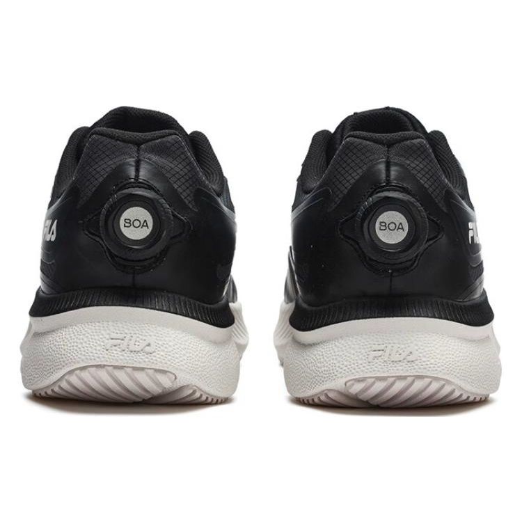 Fila Athletics Energy Lite Boa Lightweight Fabric Low-Top Long Distance Running Shoes Men Sneakers Black A12M241110FBK