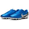 Nike Tiempo Legend 10 Versatile Comfortable HG (Rubber Short Studs) Non-Slip Durable Soccer Shoes Men Soccer Shoes Blue DV4339-400