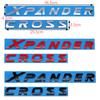 cwlsev1 3D ABS XPANDER CROSS Car Letter Front Hood Logo Sticker Tail Bumper Badge Trunk Emblem For Mitsubishi XPANDER CROSS Accessories