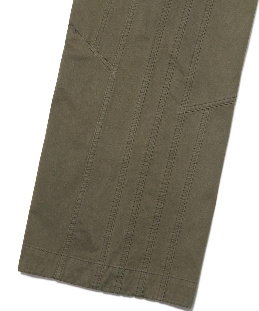 Nomaenyueol Tilted Side Line Pants - Washed Khaki