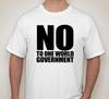 No To One World Government Peoples Choice Politics Options small-5XL Available
