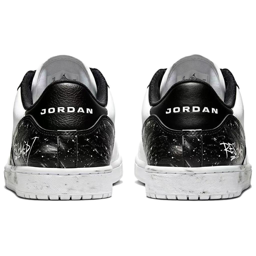 Jordan COURT CONNECT Vintage Basketball Shoes Men's White Black IQ5698-101(Team1616-)