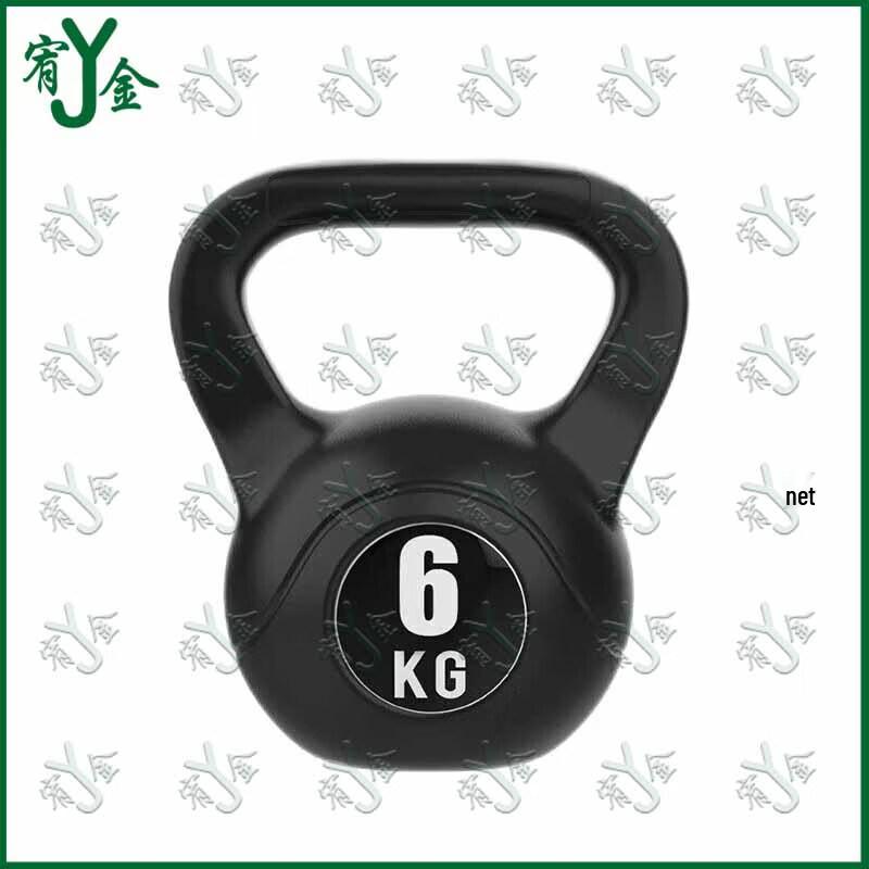 Solid Cast Iron Rubber Coated Kettlebell