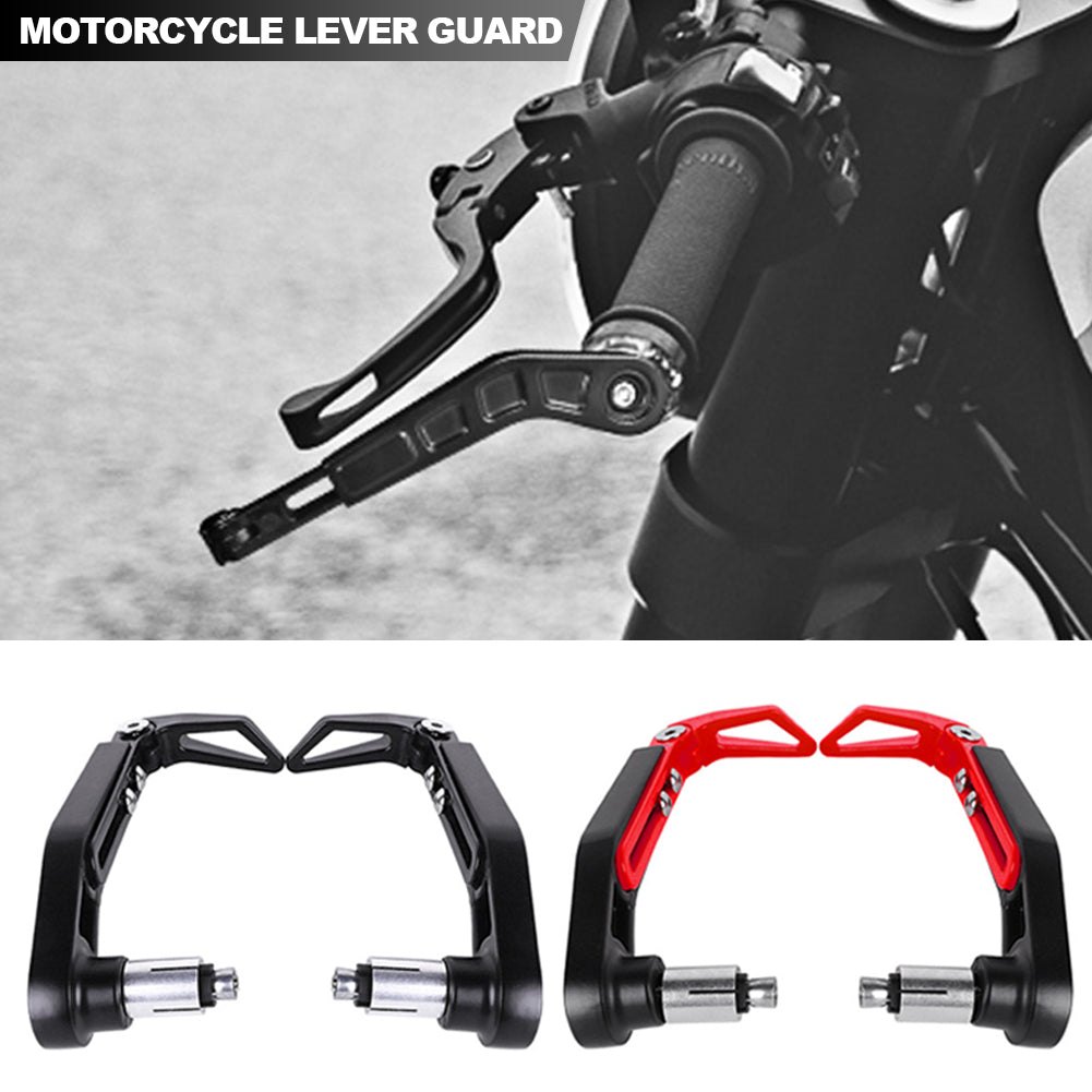 2Pcs Motorcycle Brake Clutch Levers Guard Protector Aluminum Alloy Modification Anti-Fall Brakes Hand Guard Bow Protection Rods