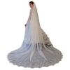 Exquisite 3-Meter Lace Veil for Wedding Dress - European & American Bridal Train Photo Accessory