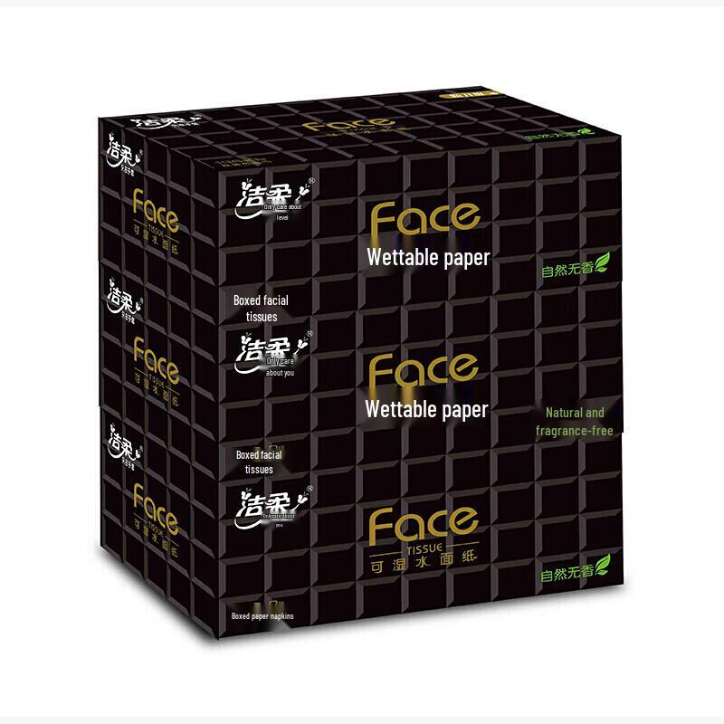 Jie Rou Unscented 4-Ply Facial Tissues