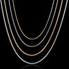 Stainless Steel Round Snake Chain Necklace Fashion Women and Men Snake Chain Chokers for Jewelry Making Accessorie Link Necklace