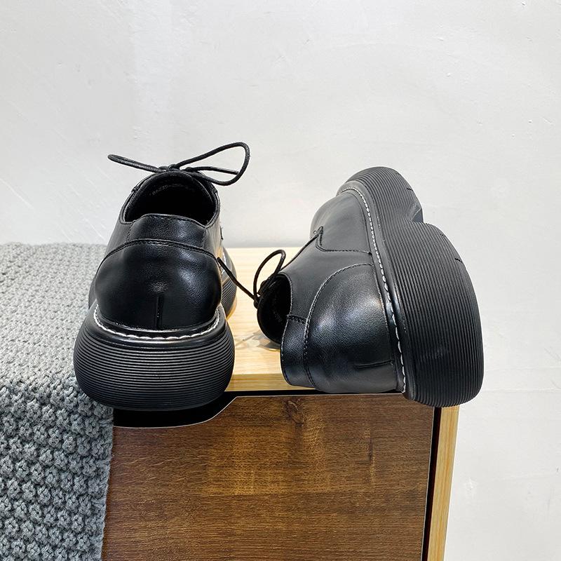 British Men'S Casual Business Dress Inner Height Increase Suit Young Groom Trend Big Head Leather Shoes 86267-R