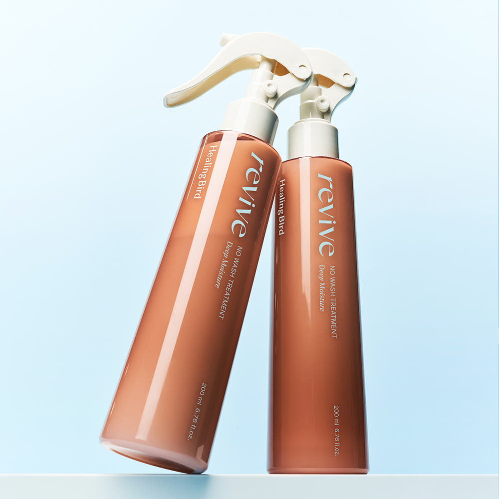 HEALING BIRD Revive No Wash Treatment Deep Moisture 200ml + 32ml Leave-In Hair Treatment Set + Tea Tree Duo Sachet 2EA