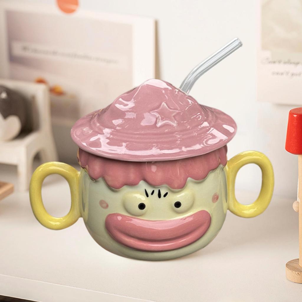 Cartoon Ceramic Coffee Mug Creative Milk Cup Drinkware Juice Birthday Gifts