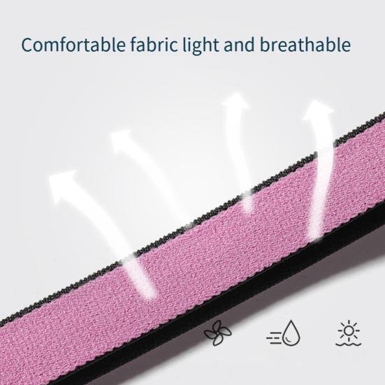 Elastic Sports Headband Silicone Non-Slip Breathable Sweatband Moisture-wicking Running Headband for Yoga Fitness