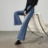 SOFSIL 2026 Autumn Women's High-Waist Loose Flared Jeans