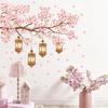 Lotus Mandala with Vintage Stars and Moon Wall Sticker Self-Adhesive Removable for Bedroom Living Room Entryway Home Decor
