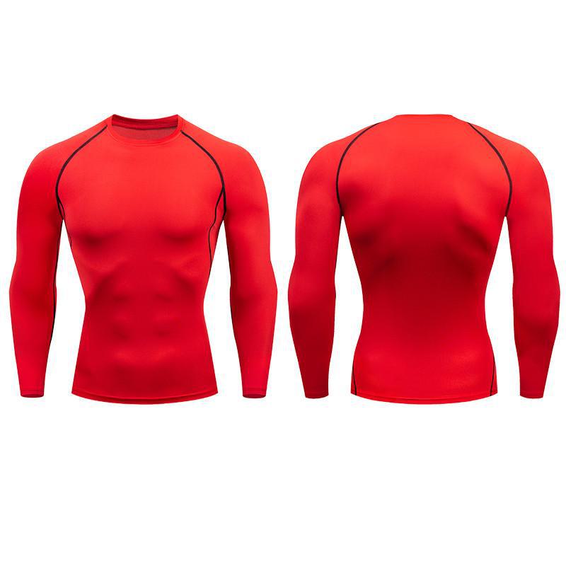 Men's Tight Long Sleeve Fitness Shirt
