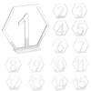 Table Number Acrylic Mirror 1 To 15 Table Number For Weddings Dinner