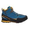 Boulder X Mid GTX and Trekking Mountaineering [La Sportiva] Men's Women's Shoes, Shoes, 17EBY, Blue/Yellow [Used]