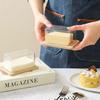 Bamboo Countertop Butter Dish Nordic Style Desset Box Kitchen Storage Box Butter Storage Box  Party