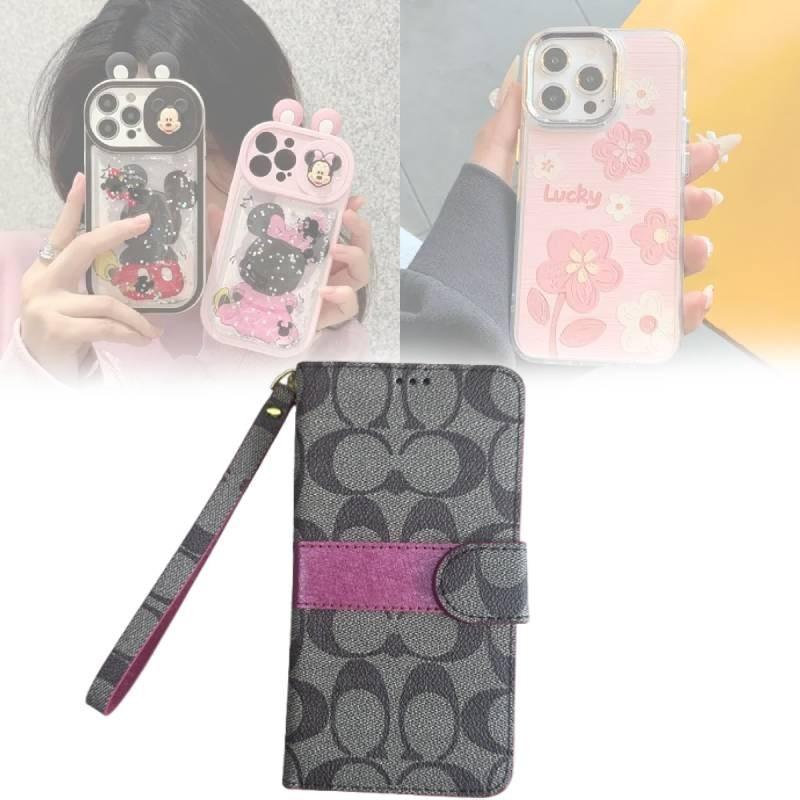 Iphone Pu Leather Phone Cover With Heat Press Craft And Shockproof Feature For Daily Safety