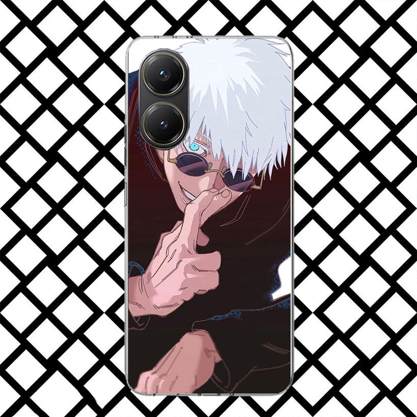 Kaisen J-Jujutsu Gojo Satoru Phone Case for Xiaomi Poco F7 Ultra X7 X6 X5 Pro X4 Gt M8 M7 Redmi 15 15C 13 13C 12 12C Soft Cover