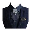 MOHSLEE Men's Bow Tie Set, One Size, Color: Gray