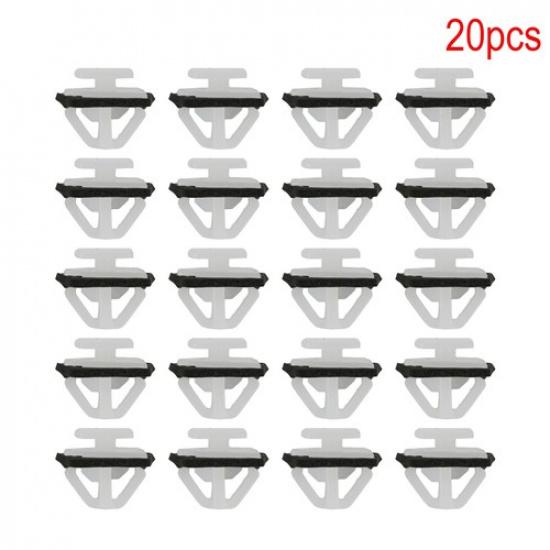 20pcs Nylon Moulding Clips Rocker Panel Retainer Sealer For Hyundai 87756-2E000