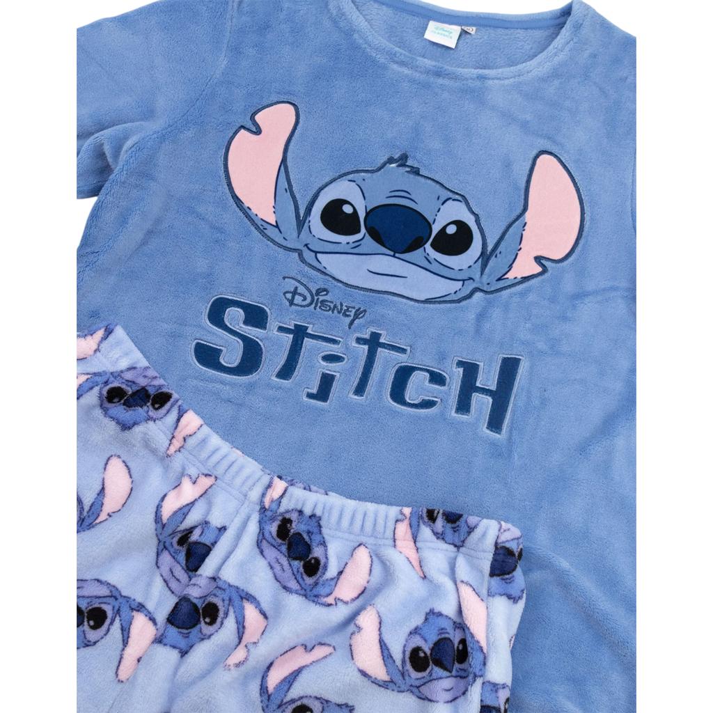 Lilo & Stitch Womens/Ladies Stitch Long-Sleeved Long Pyjama Set