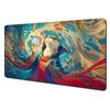 Magic Black Cat And Crystal Ball Mtg Playmat Magic Card Battle Mat 35x60cm Tapete Magic Mtg Nonslip Durable Stitched Edge