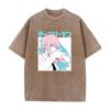 Anime Chainsaw Man Makima Printed T Shirt Men Women Manga Tshirts Pllus Size Tshirts Harajuku Prevalent Washed Cotton Tee