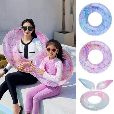 Rooxin Δαχτυλίδι Κολύμβησης Γοργόνα Φουσκωτό Πλωτό Πισίνας Για Ενήλικες Παιδιά Κύκλος Κολύμβησης Σωλήνας Κολύμβησης Μωρού Παιχνίδια Πισίνας Νερού