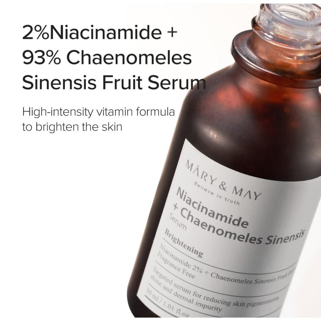[Mini] Mary&May Niacinamide Chaenomeles Sinensis Serum, 10mL
