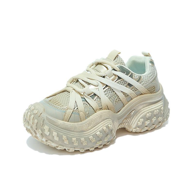 New Dad Shoes for Students Running, Sports Thick-soled Height-increasing and Casual