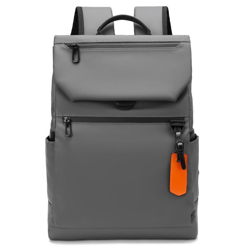Men's Trendy Casual Travel Backpack - Solid Color, Cool Design, Business & Computer Bag