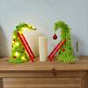Green Christmas Tree, Small Desktop Lighted String With Ladder, Plush Christmas Tree For Desktop Decoration Suitable For Home