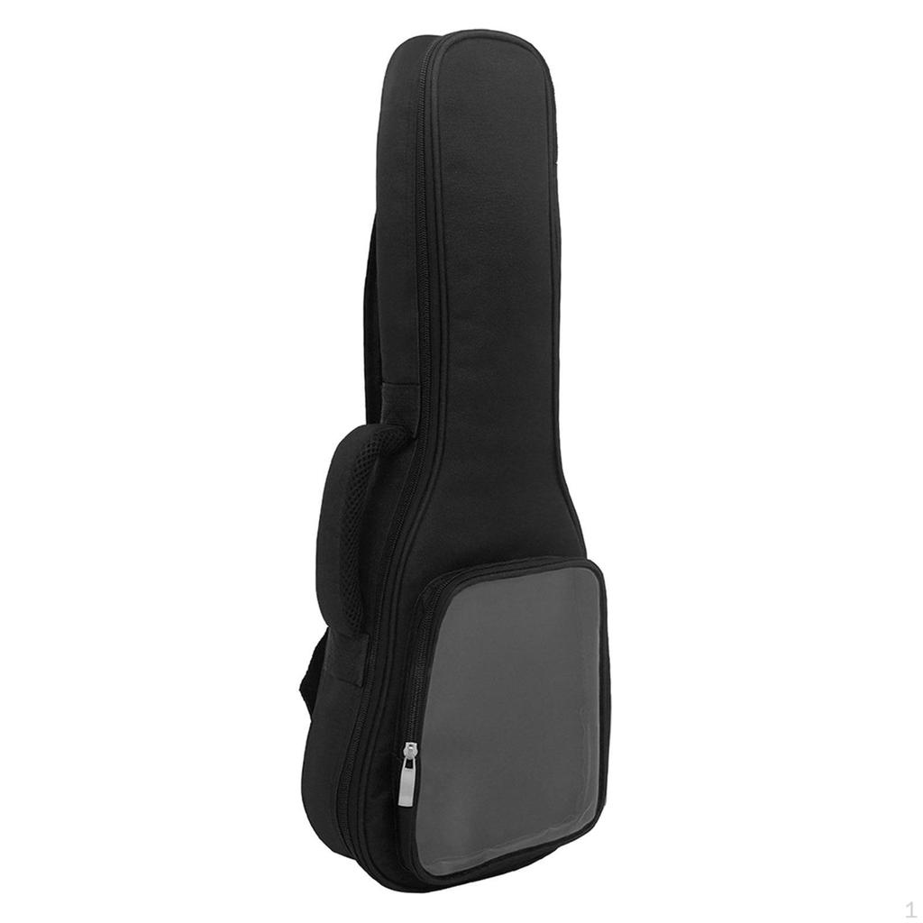 23 Inch Oxford Cloth Ukulele Bag Carrying Case for Outdoor Concerts Travel Beginner Gifts