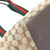 Gucci Sherry Line GG Canvas Handbag Tote Bag Beige Women 131228 Used